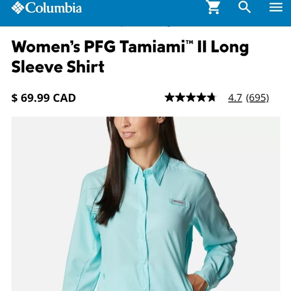 Columbia women's PFG breathable shirt - Picture 14 of 15